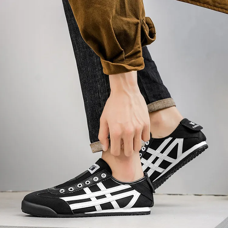 SHUMO Shock Absorbers Slip Resistant, Abrasion Resistant, Breathable Low Top Casual Shoes Unisex-11