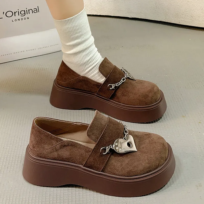 SHUMO Loafers Women's-13