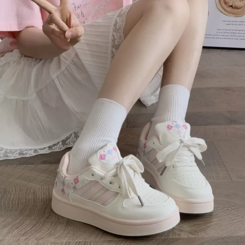 SHUMO Slip Resistant Cushioning Abrasion Resistant Breathable Low Top Skateboard Shoes Women's-7