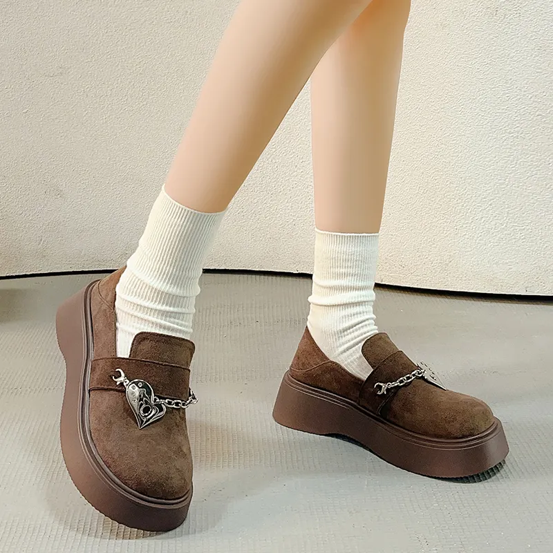 SHUMO Loafers Women's-12
