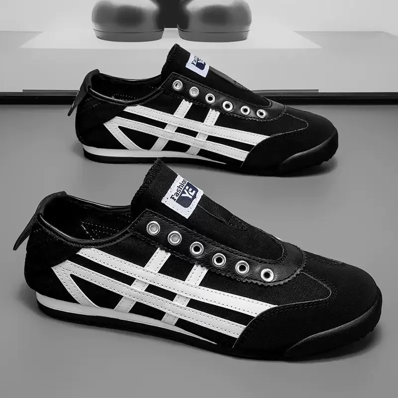 SHUMO Shock Absorbers Slip Resistant, Abrasion Resistant, Breathable Low Top Casual Shoes Unisex-13