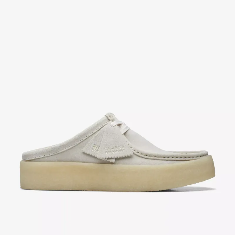 Clarks Wrap toe Slippers Men's White-1