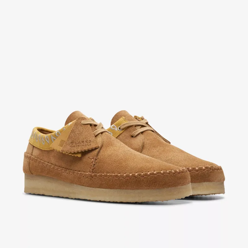 Clarks Low Top Casual Shoes Men's Light Brown-2
