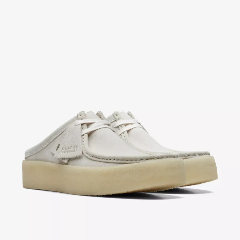 Clarks Wrap toe Slippers Men's White-3