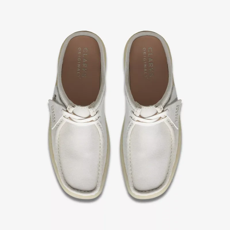 Clarks Wrap toe Slippers Men's White-4