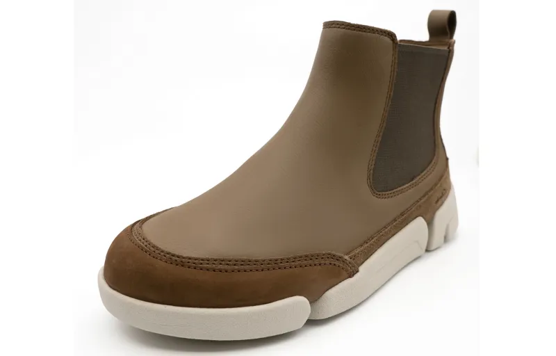 Clarks Short Chelsea Boots Women's Coffee-1