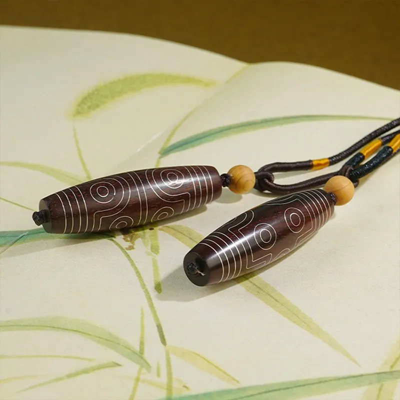Kai Zhen Rosewood Precious Wood Pendants Unisex-2