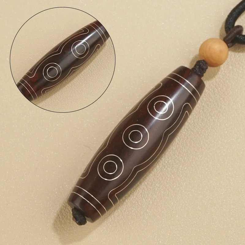 Kai Zhen Rosewood Precious Wood Pendants Unisex-12