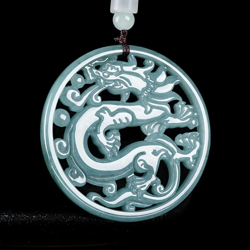 Kai Zhen Glutinous Jade Jadeite Pendants Unisex-1