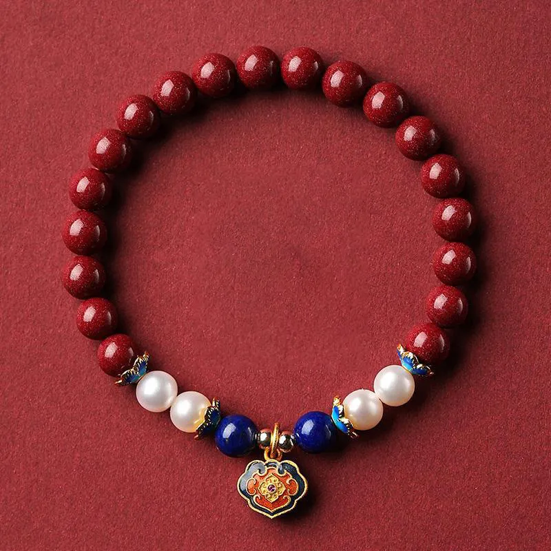Kai Zhen Cinnabar Bracelets Unisex-3