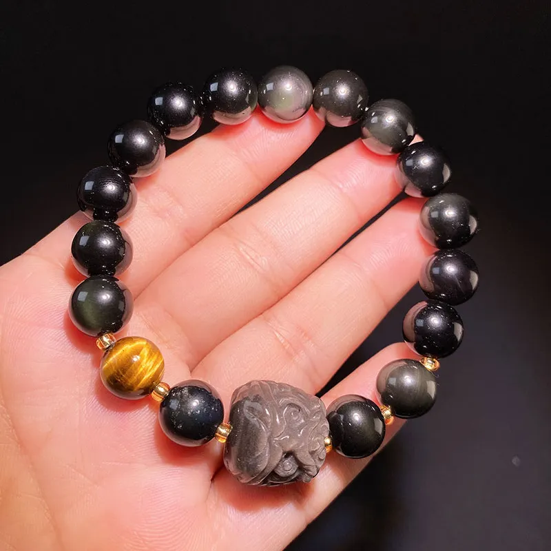 Kai Zhen Obsidian Bracelets Unisex-4