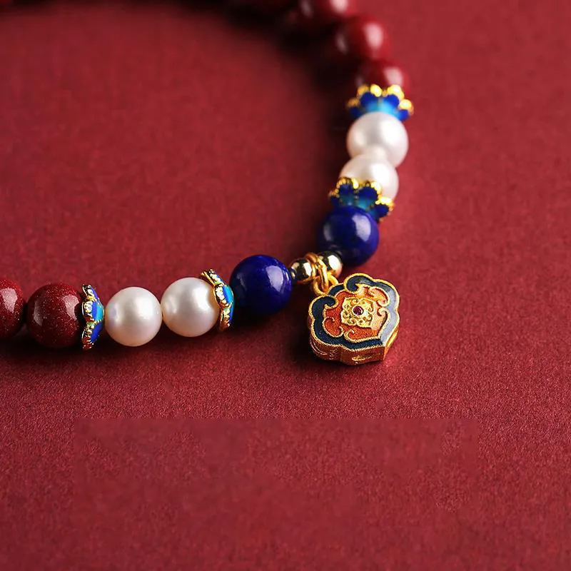 Kai Zhen Cinnabar Bracelets Unisex-4