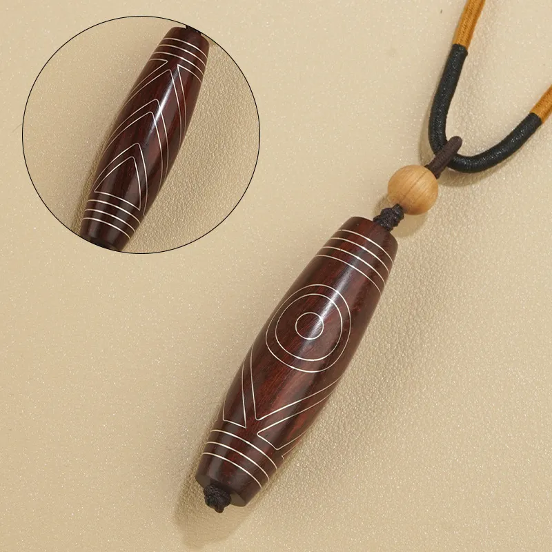 Kai Zhen Rosewood Precious Wood Pendants Unisex-6