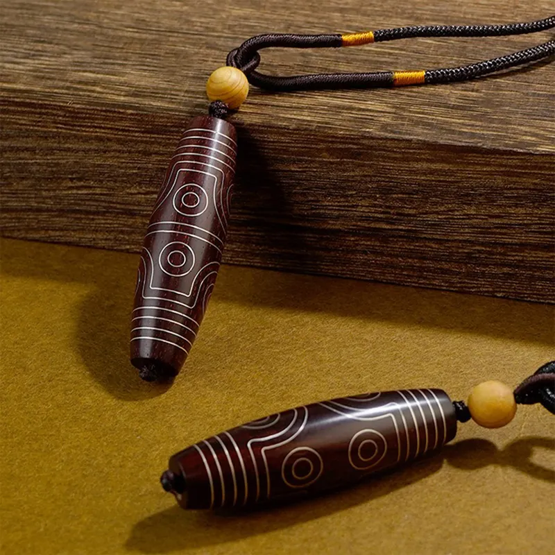 Kai Zhen Rosewood Precious Wood Pendants Unisex-3
