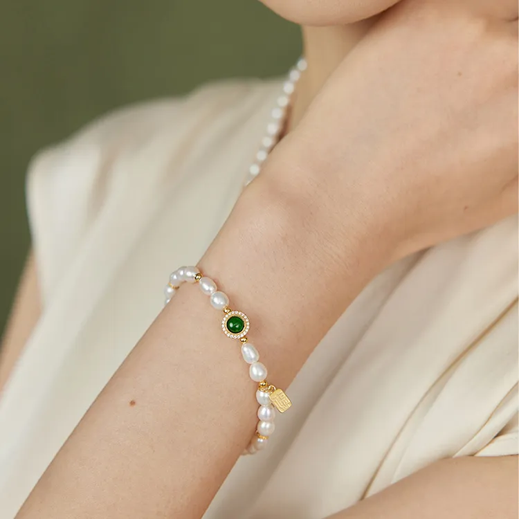 MY Glutinous Jade Jadeite Bracelets Women's-3