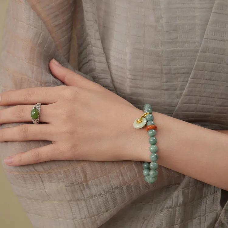 MY Glutinous Jade Bracelets Women's-4