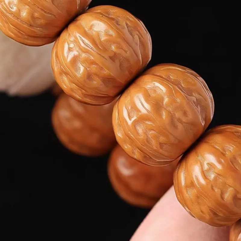 MY Monkey Head Walnut Bracelets Unisex-4