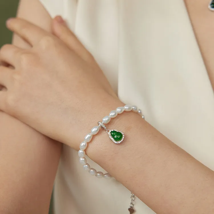 MY Glutinous Jade Bracelets Women's-3