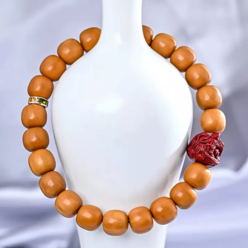MY Monkey Head Walnut Bracelets Unisex-23