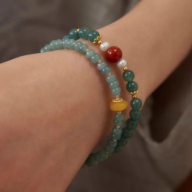 MY Glutinous Jade Jadeite Bracelets Women's-1