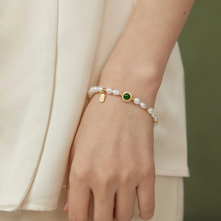 MY Glutinous Jade Jadeite Bracelets Women's-2