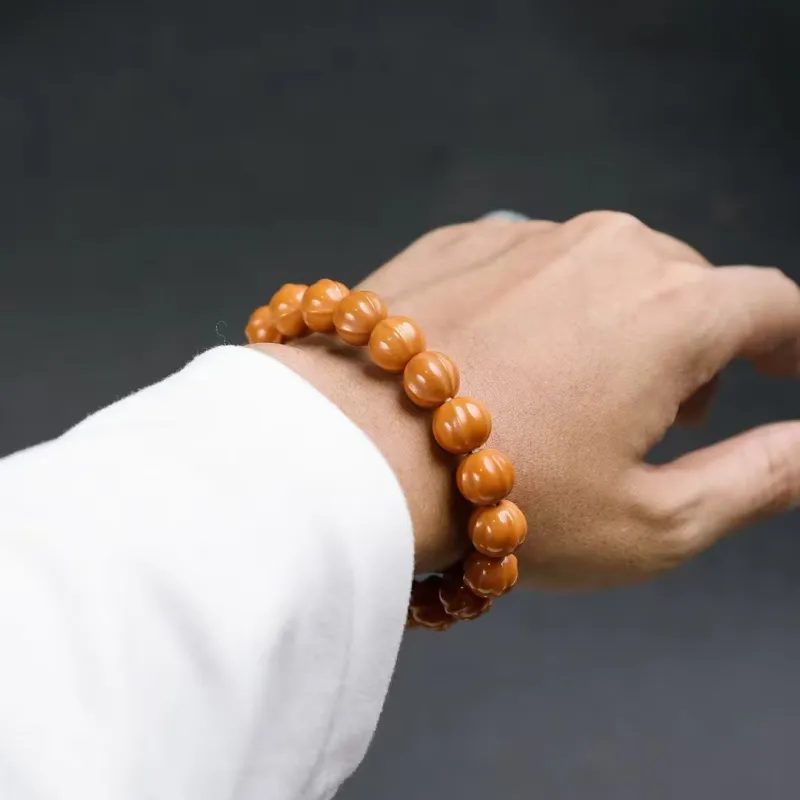 MY Monkey Head Walnut Bracelets Unisex-1