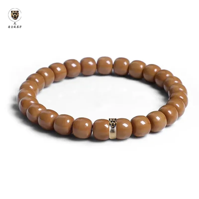 MY Monkey Head Walnut Bracelets Unisex-5