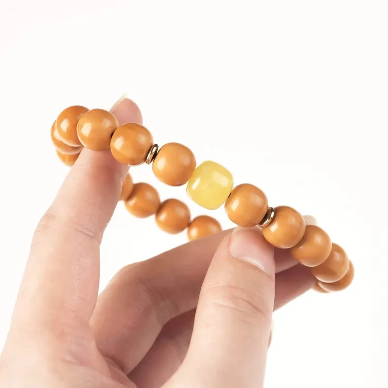 MY Monkey Head Walnut Bracelets Unisex-2