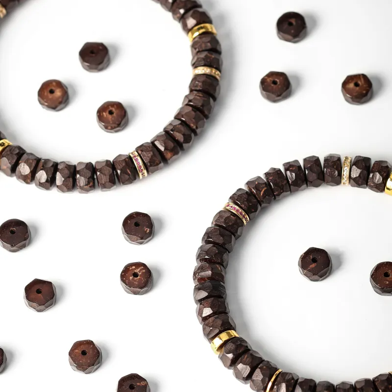 MY Coconut Shell Beads Bracelets Unisex-3