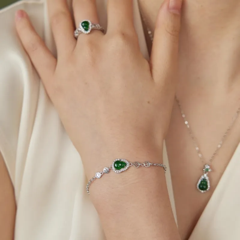 MY Glutinous Jade Bracelets Women's-1