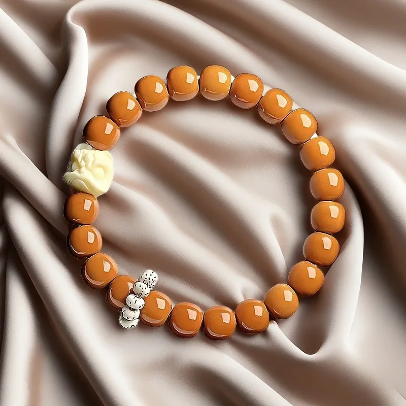 MY Monkey Head Walnut Bracelets Unisex-4