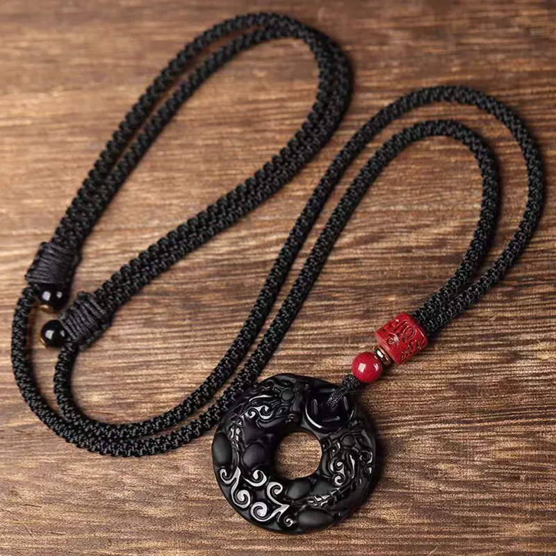 MY Ebony Wooden Necklaces Unisex-3
