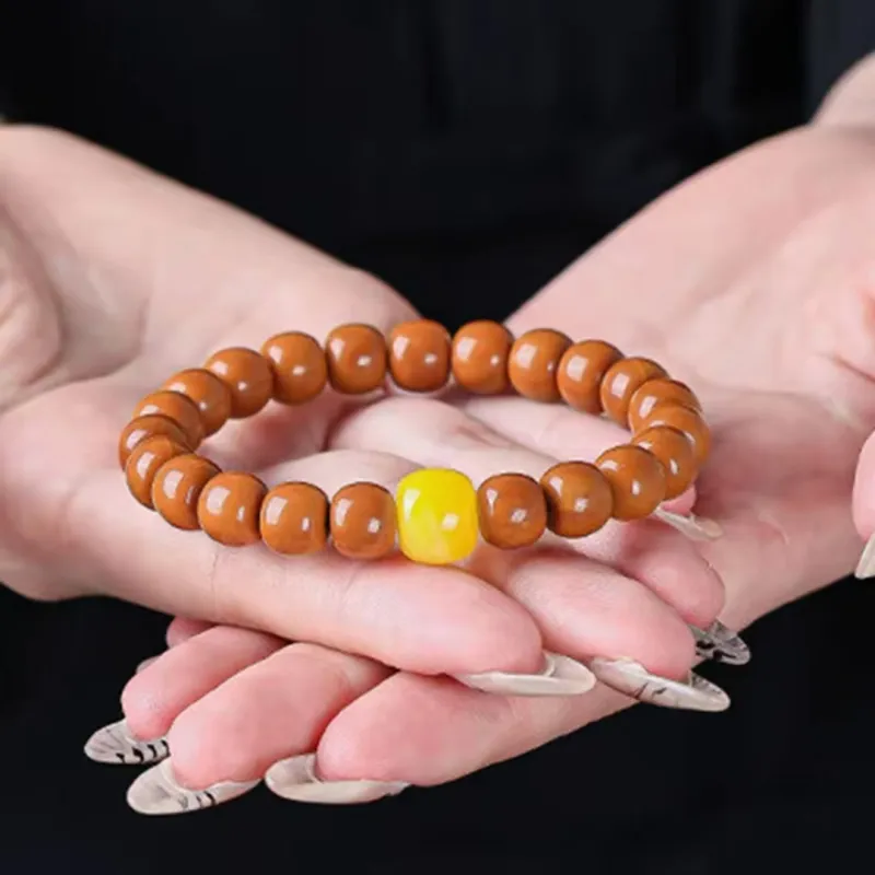 MY Monkey Head Walnut Bracelets Unisex-2
