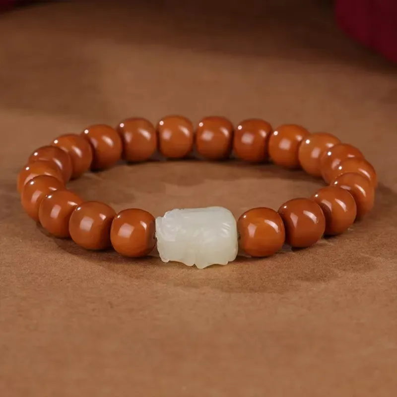 MY Monkey Head Walnut Bracelets Unisex-4