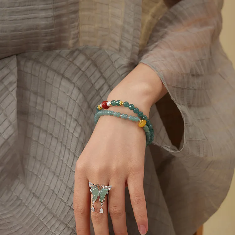 MY Glutinous Jade Jadeite Bracelets Women's-2