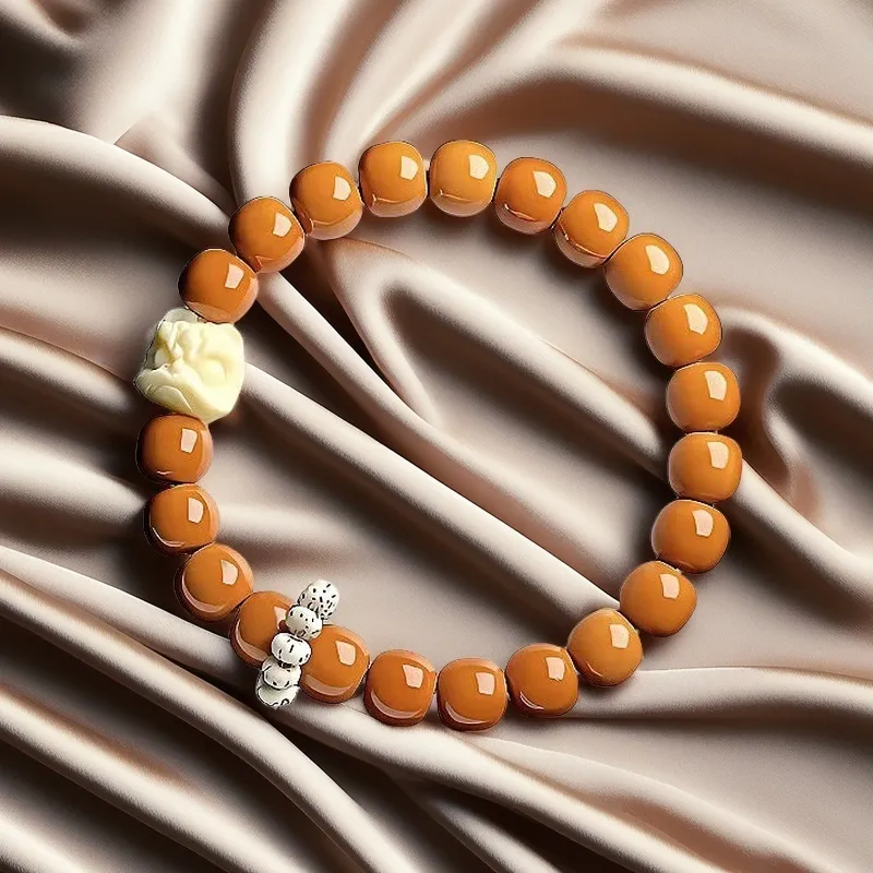 MY Monkey Head Walnut Bracelets Unisex-3