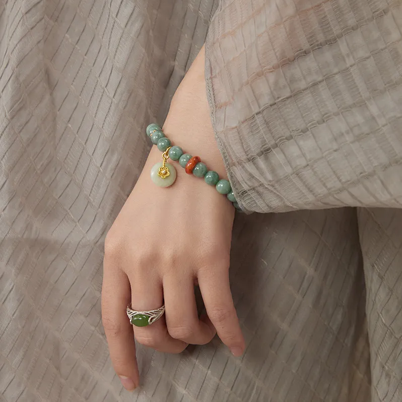 MY Glutinous Jade Bracelets Women's-1