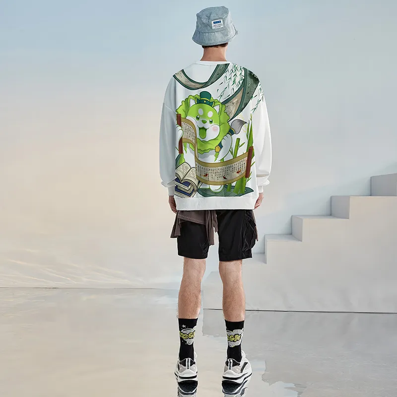 SANSYAS Vegetable Genie Co branded Model Sweatshirts Unisex-3