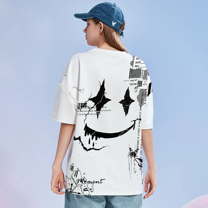 SANSYAS T Shirts Unisex White-2