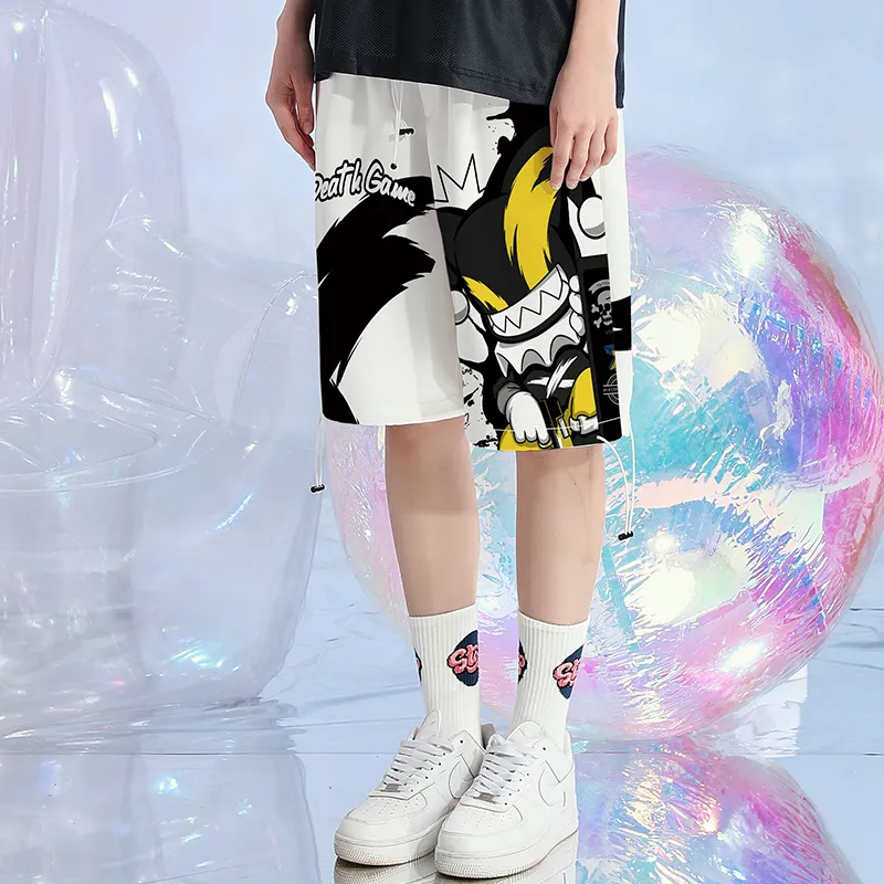 SANSYAS Casual Shorts Unisex White-2