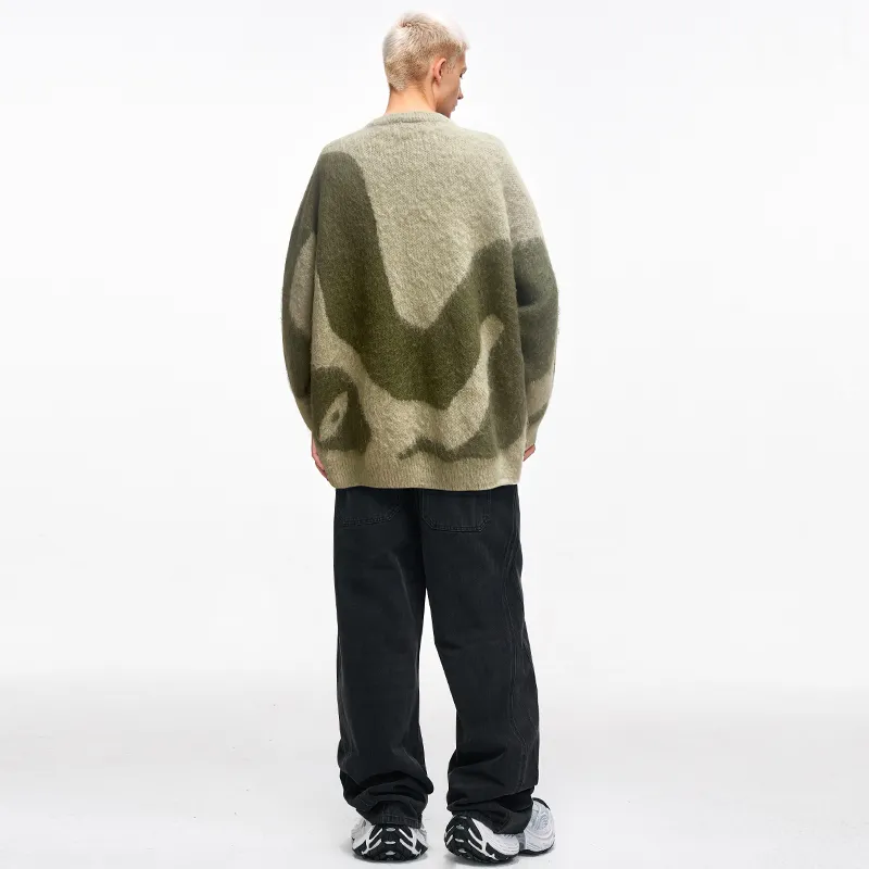 SANSYAS Sweaters Unisex Green-3