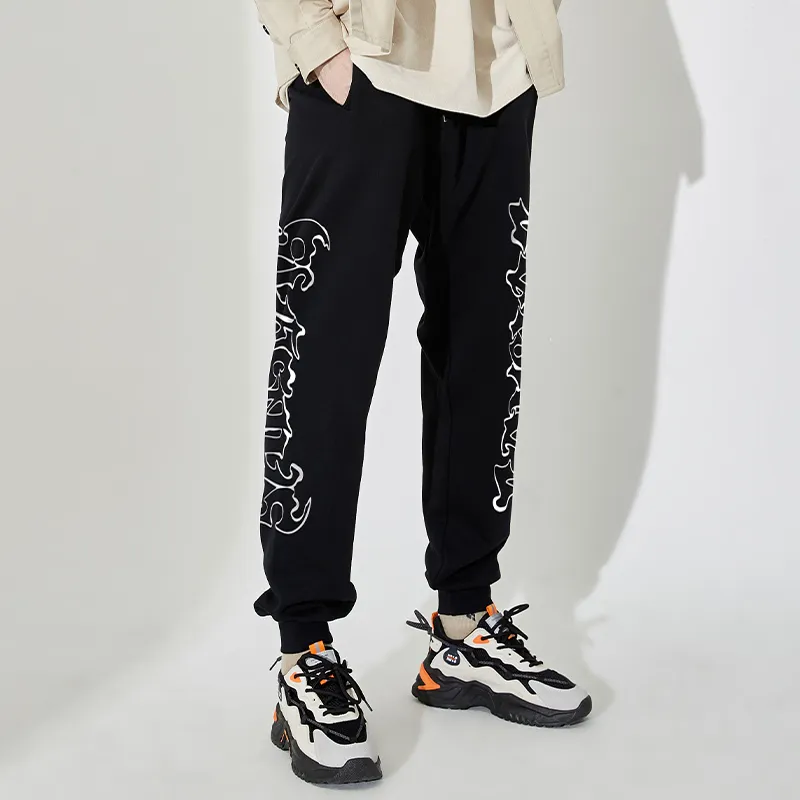 SANSYAS Casual Pants Unisex Black-2