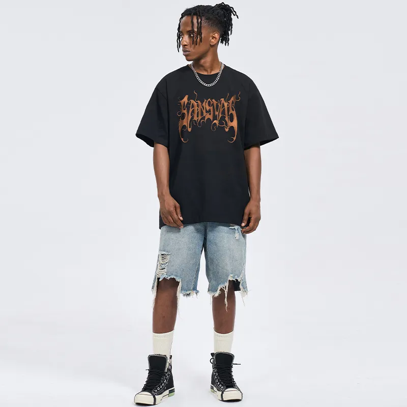 SANSYAS T-Shirts Unisex Black-2
