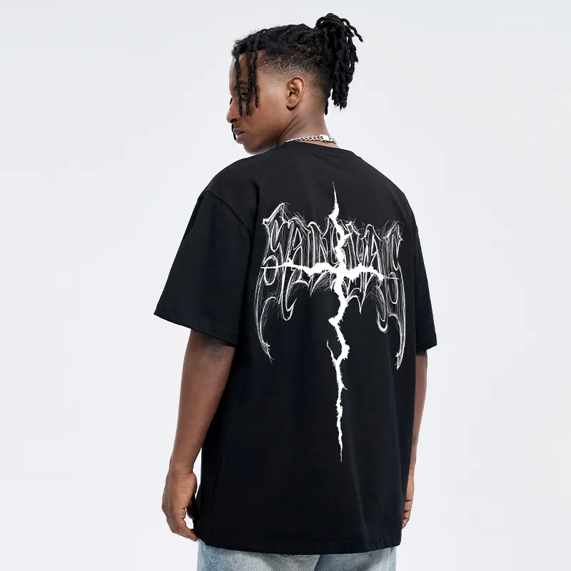 SANSYAS T Shirts Unisex Black-2