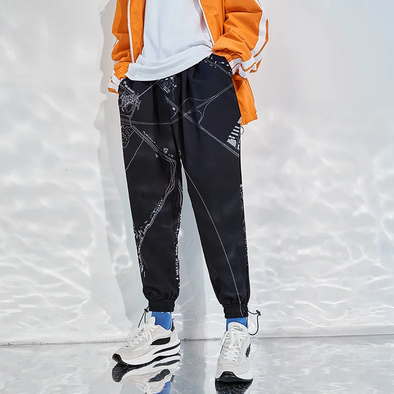 SANSYAS Casual Pants Unisex Black-2