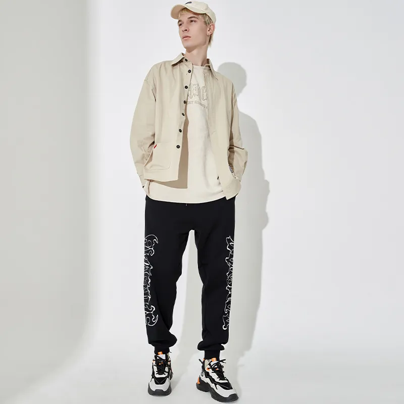 SANSYAS Casual Pants Unisex Black-5