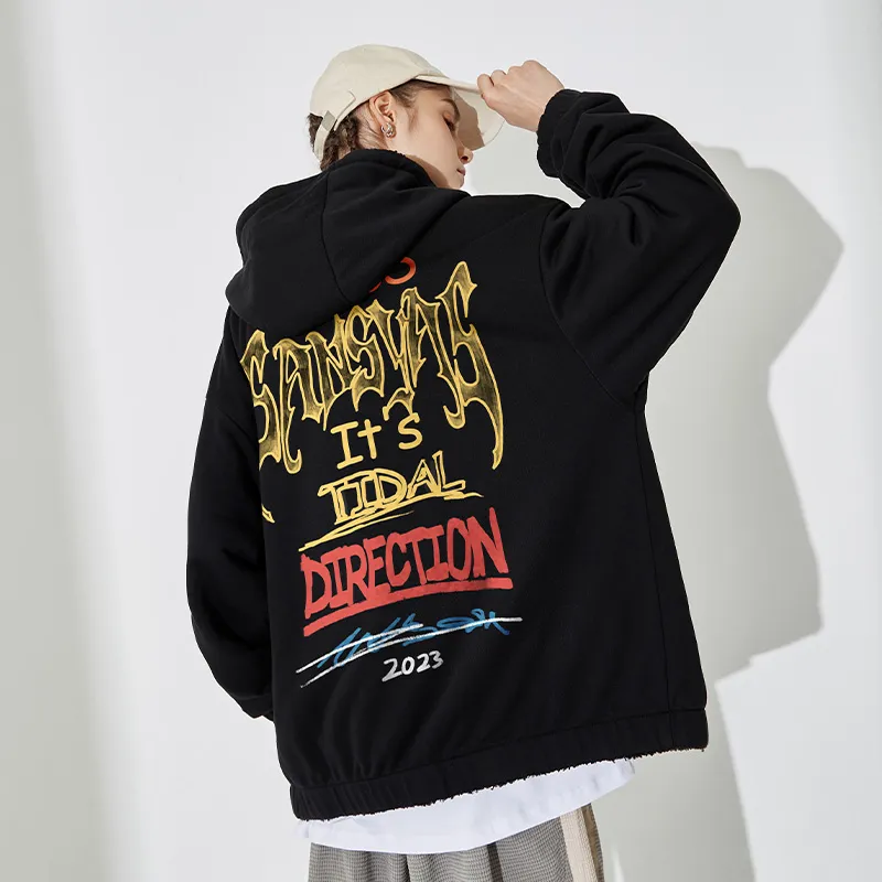 SANSYAS Jackets Unisex Black-9