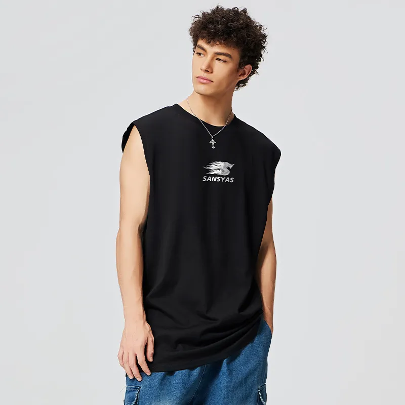 SANSYAS Tank Tops Unisex-2