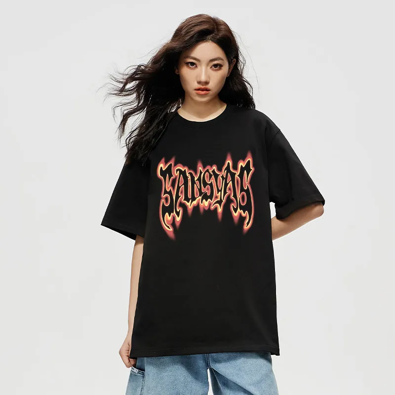 SANSYAS T Shirts Unisex Black-6