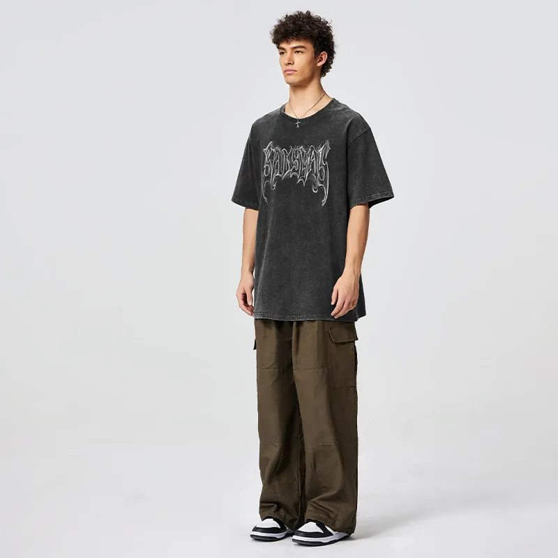 SANSYAS T Shirts Unisex Black-2